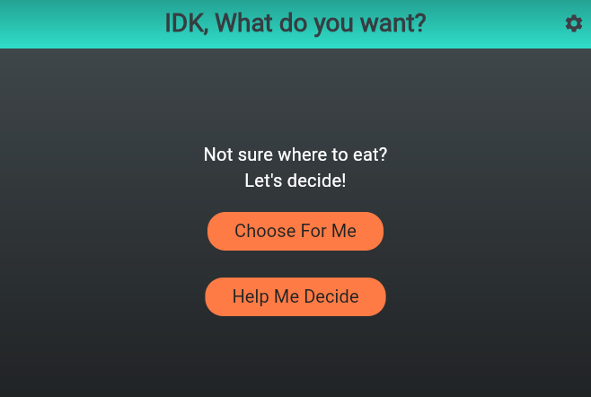 IDK what do YOU want?